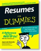 Resumes for Dummies 5th Edition