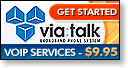 ViaTalk VoIP Services $9.95 Button